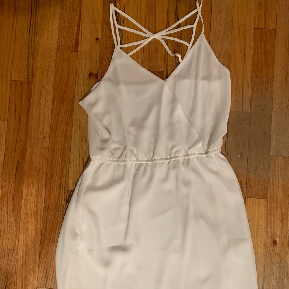 White Strappy Mini